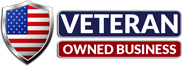 Logo showing Veteran Owned Buiseness