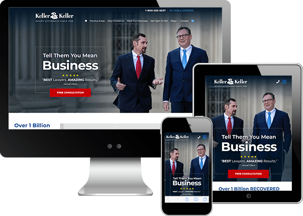 Keller and Keller Website Design
