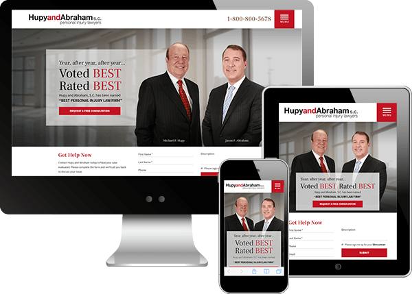 Hupy and Abraham Website Design