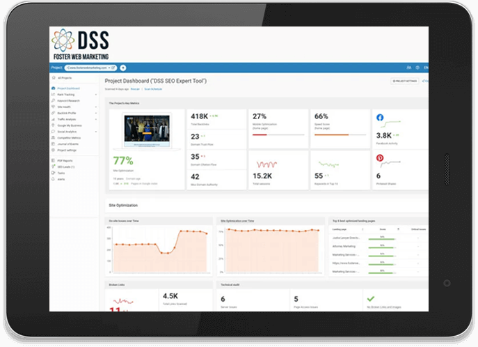DSS Search Engine Optimization & Website Health Tool