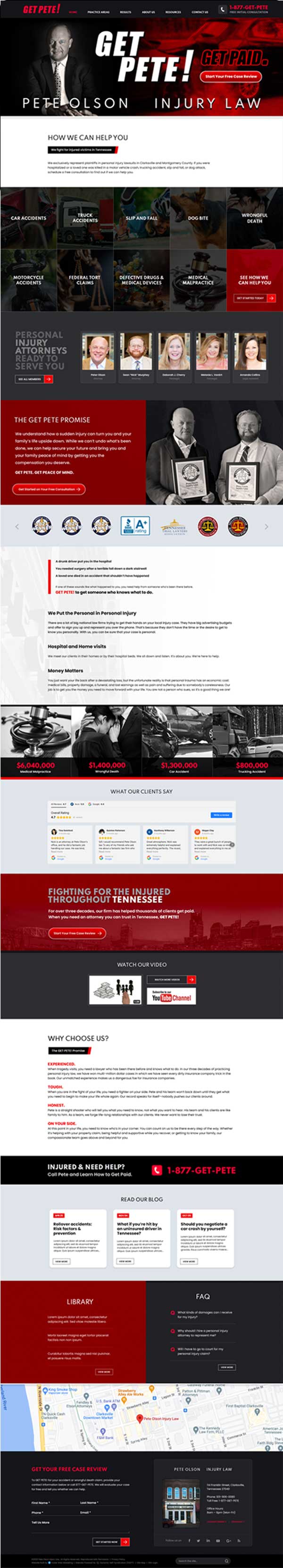 Get Pete Law homepage