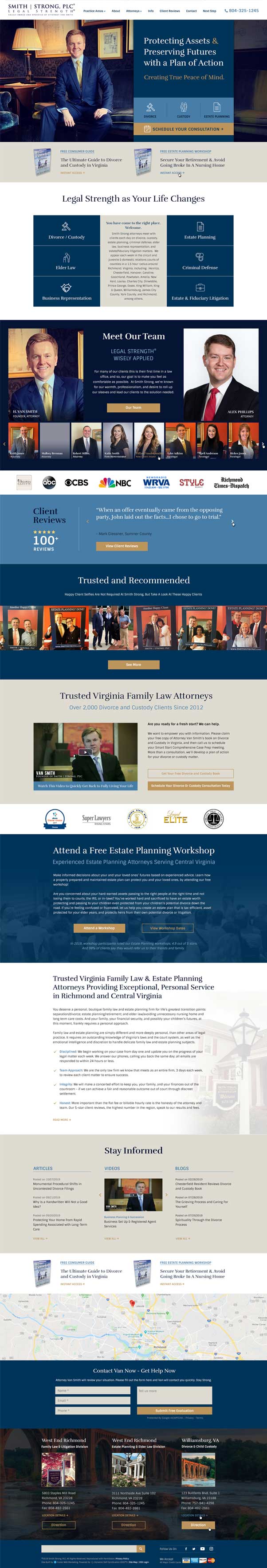 Smith Strong homepage